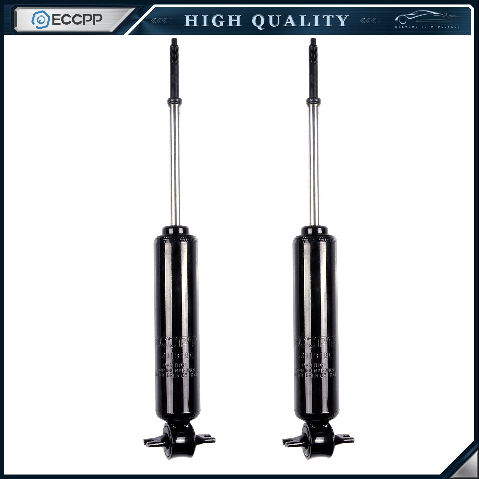 Front Pair Struts Shocks For 1987-1996 Dodge Dakota 2WD Left Right ECCPP 6B93BC-57