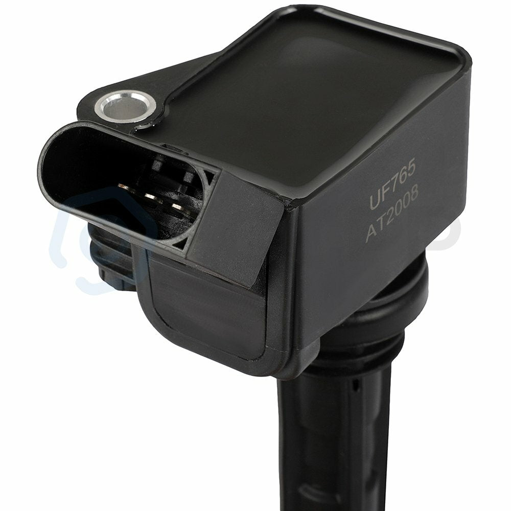 4× UF765 Ignition Coil For VW Jetta Passat Golf Beetle 1.8L 2.0L Audi A3 Q3 6B93BC-57