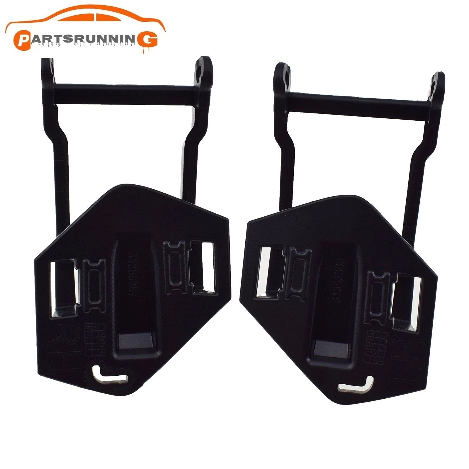 Pair Front Bumper Headlight Washer Cover Cap 31353366 For Volvo XC90 2016-2022 6B93BC-57