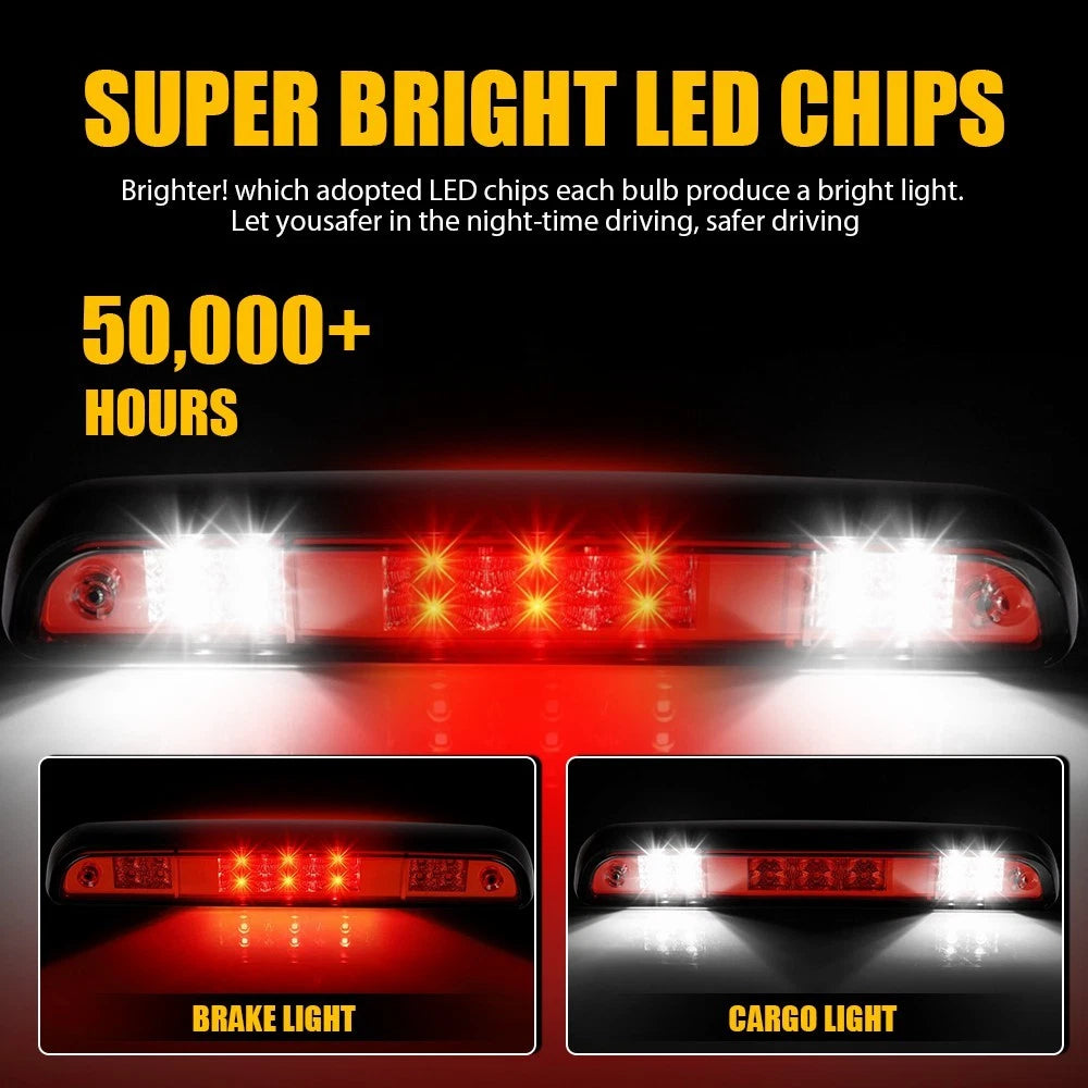 For 1992-97 Ford Bronco F150 F250 F350 Third Brake Light High Mount Cargo Lamp A 6B93BC-57