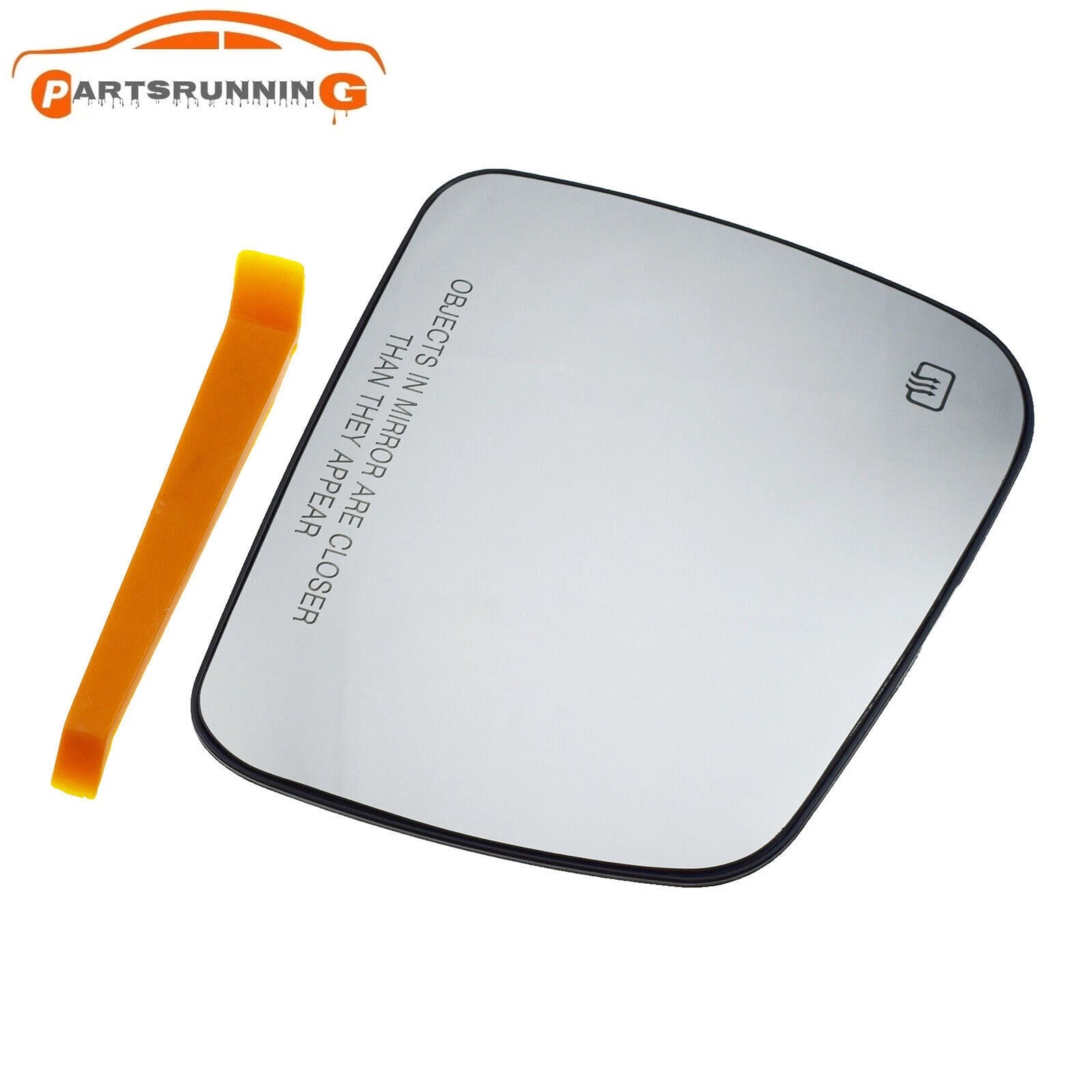 Mirror Glass Heated Passenger Side For 2011-2022 GRAND CHEROKEE / DODGE DURANGO 6B93BC-57