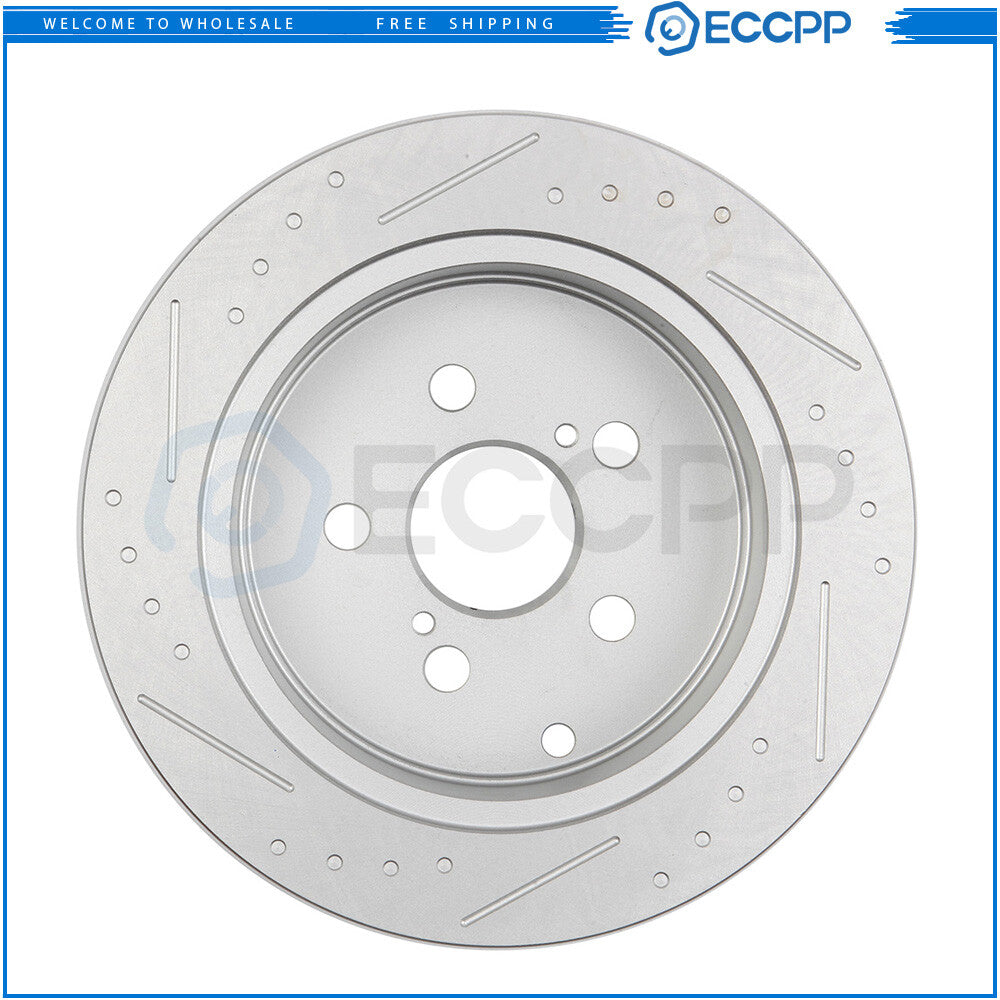 Fits Toyota Scion Tc Pontiac Vibe Front+Rear Drilled & Slotted Brake Rotors 6B93BC-57