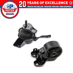 Fits 2004-2009 Kia Spectra/ Spectra5 2.0L MANUAL Front & Front RT Mount Set 2pc 6B93BC-57