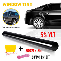 Uncut Roll Window Tint Film 5/15/35% VLT 20" 10ft Feet Car Home Office Glass EOA 6B93BC-57