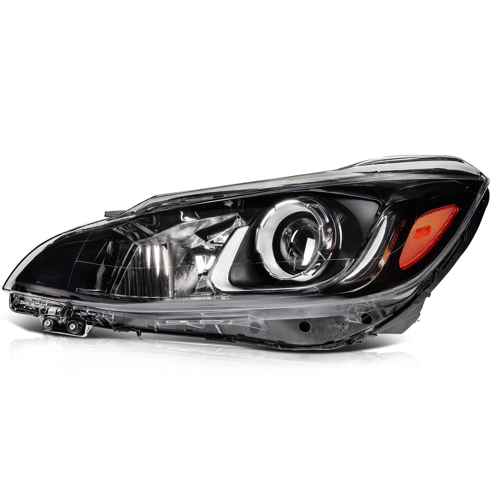 Left Side Headlight Assembly For 2019-2022 Chevrolet Spark 1.4L Black Amber 6B93BC-57
