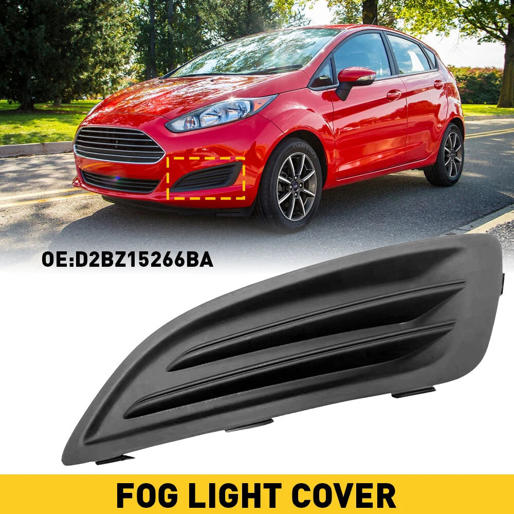 Front Left Driver Side Bumper Fog Lights Cover Bezel For 2014-2019 Ford Fiesta A 6B93BC-57