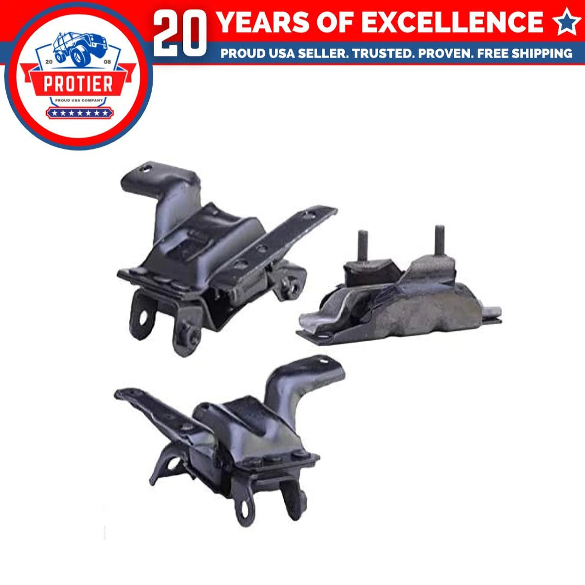 Fits 1992-1997 Ford Crown Victoria Lincoln Town Car, 4.6L Motor & Trans Mount 6B93BC-57