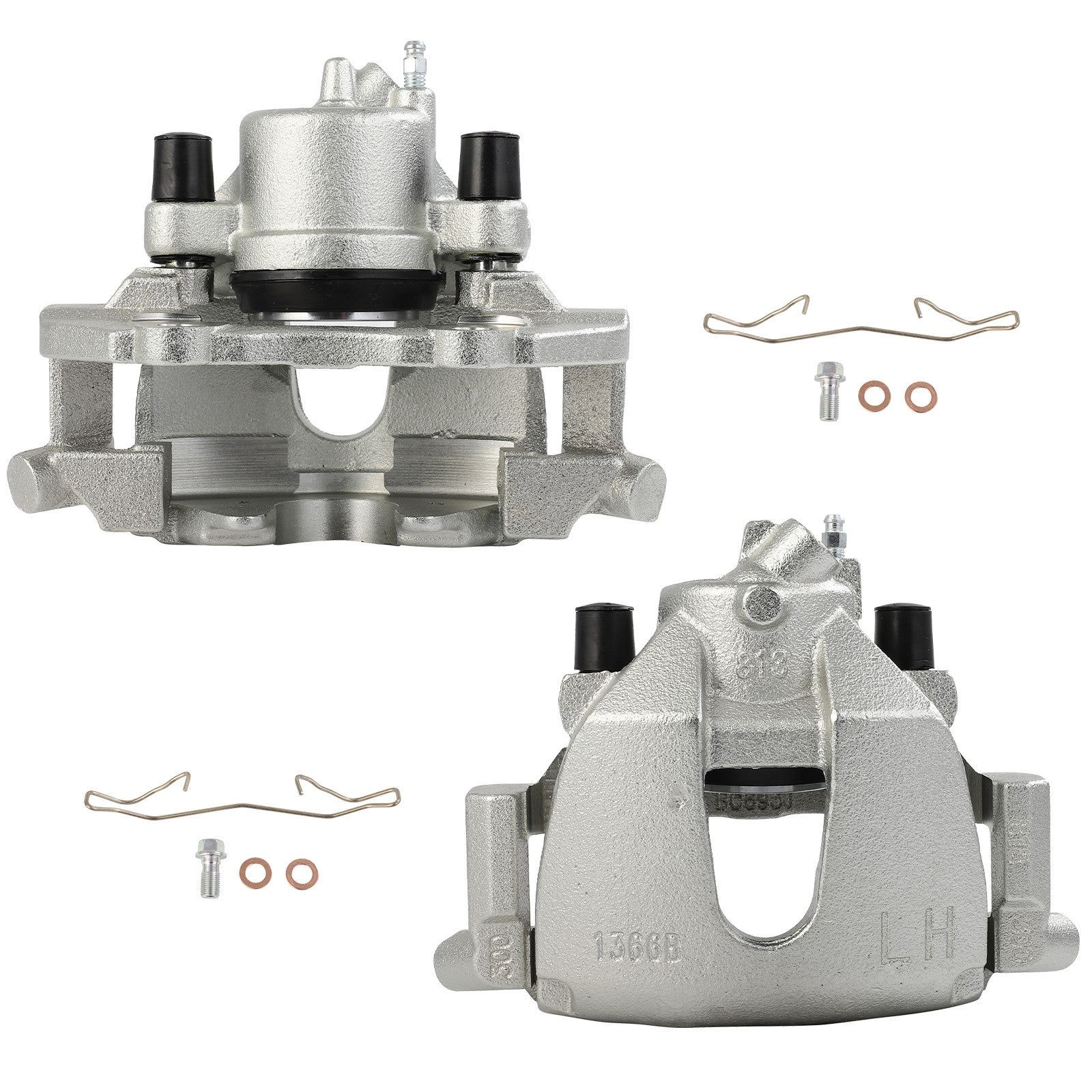 Front Left Right Brake Calipers 2Pcs For 2005-2007 Mazda 3 2006-2007 Mazda 5 6B93BC-57