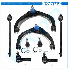 2006 - 2008 For Dodge Ram 1500 5-Lug 8pcs Front Upper Control Arms Suspension 6B93BC-57