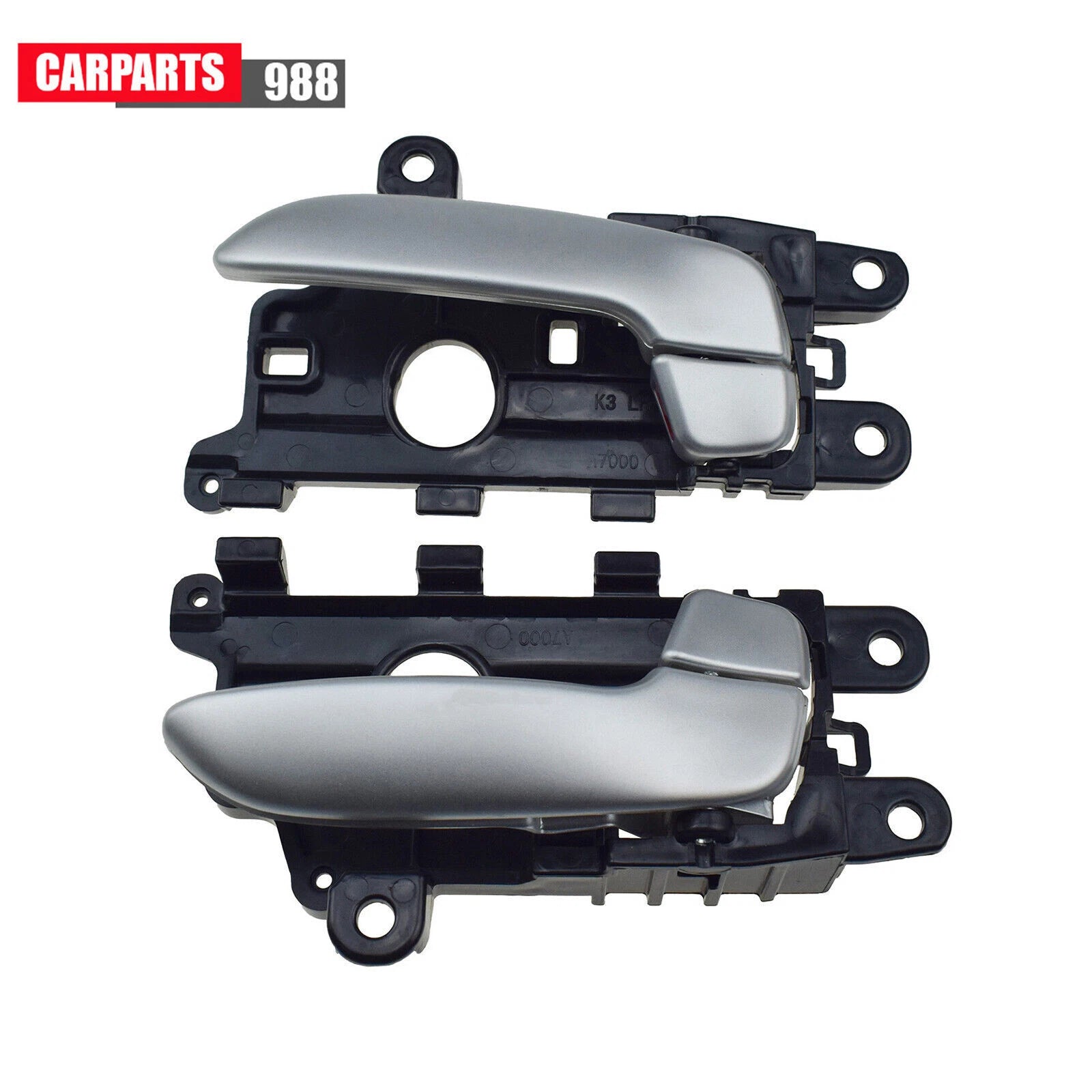 for Kia Forte Cerato 2014-2018 Set of 2 Interior Chrome Door Handle Left Right 6B93BC-57
