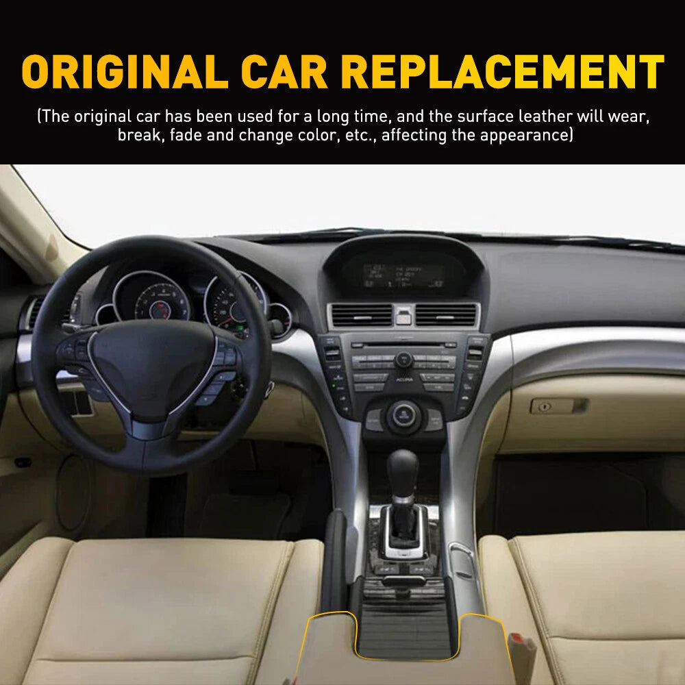 FOR 2009-2014 Acura TL Center Console Lid Armrest Cover Vinyl Leather Trim EOA 6B93BC-57