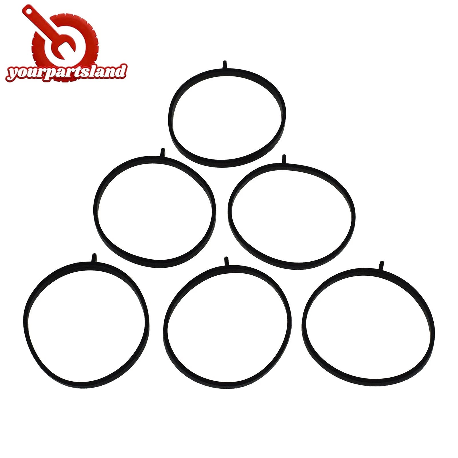 6PC Engine Intake Manifold Gasket For Porsche Cayenne 92A Macan 95B Panamera 970 6B93BC-57