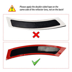 For 2007-13 BMW E92 328i E93 335i Front Bumper Smoke Reflector Side Marker Light 6B93BC-57