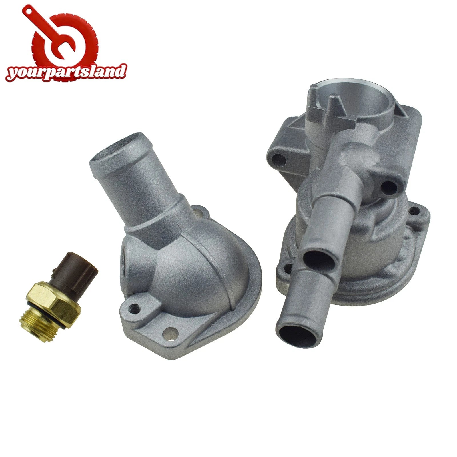 Thermostat Housing Cover & Sensor 3PCS for Honda Civic HR-V Integra 19311P2A000 6B93BC-57