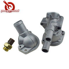 Thermostat Housing Cover & Sensor 3PCS for Honda Civic HR-V Integra 19311P2A000 6B93BC-57
