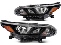 For Nissan For Sentra 2024-2025 2.0L Pair Halogen Black Headlights Assembly KOEEP