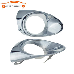 Bumper Fog Light Bezel Lamp Trim Left Right Kit For 2013-2015 Lexus RX350 RX450h 6B93BC-57