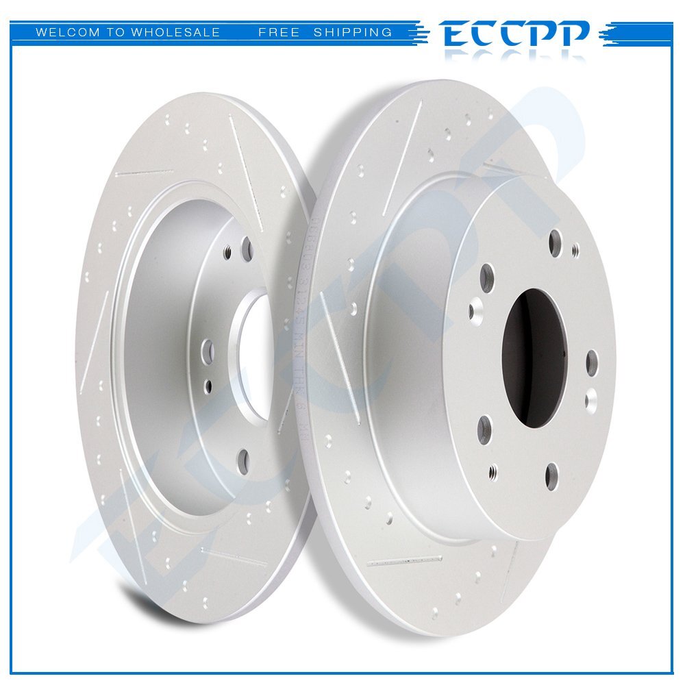 Rear Brake Disc Rotors For Acura Integra Acura RSX Honda Accord 2005 Honda Civic 6B93BC-57