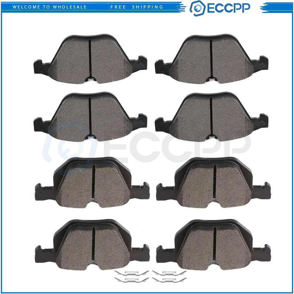 Front Rear Brake Ceramic Pads For BMW M3 535xi 528xi 528i 2008 525i 530i 2004-07 6B93BC-57
