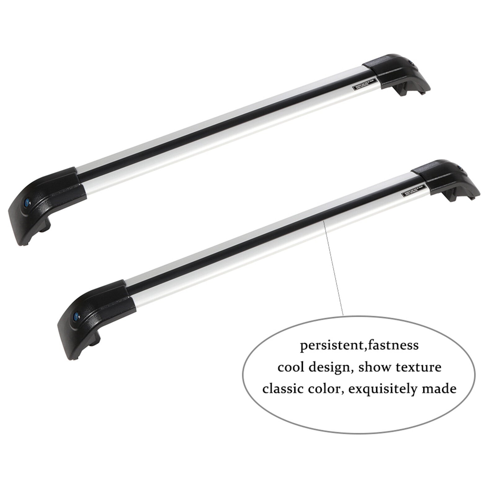 Fits For  VW Volkswagen Atlas 2018 2019 Roof Rack Aluminum Cross Bar Vehicle KOEEP