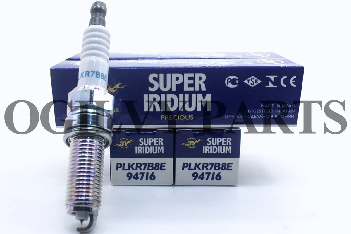 Iridium (4) Spark Plugs PLKR7B8E 94716 For Mercedes-Benz C250 SLK250