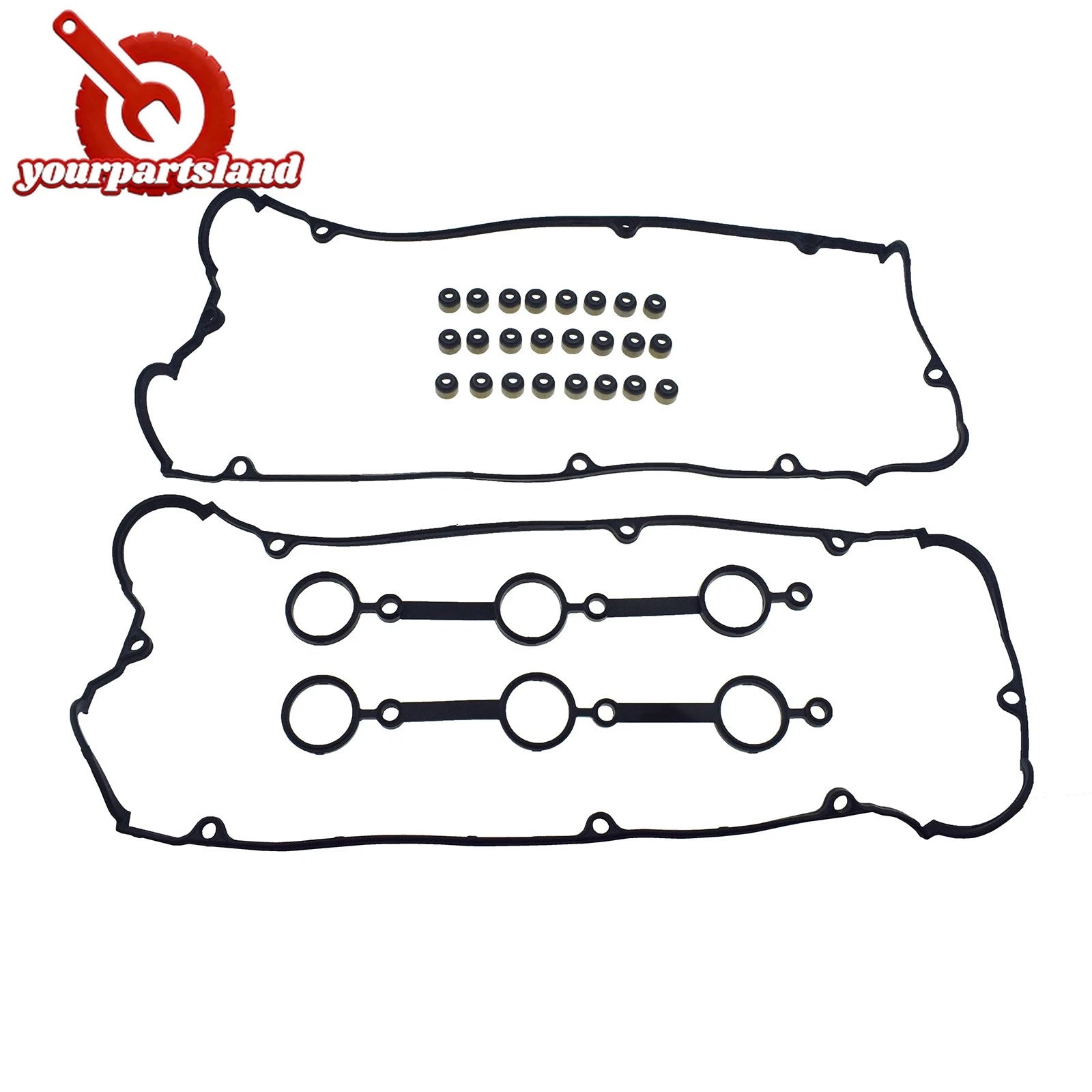 Valve Cover Gasket w/ Valve Stem Seals for 2003-06 HYUNDAI SANTA FE KIA SORENTO 6B93BC-57