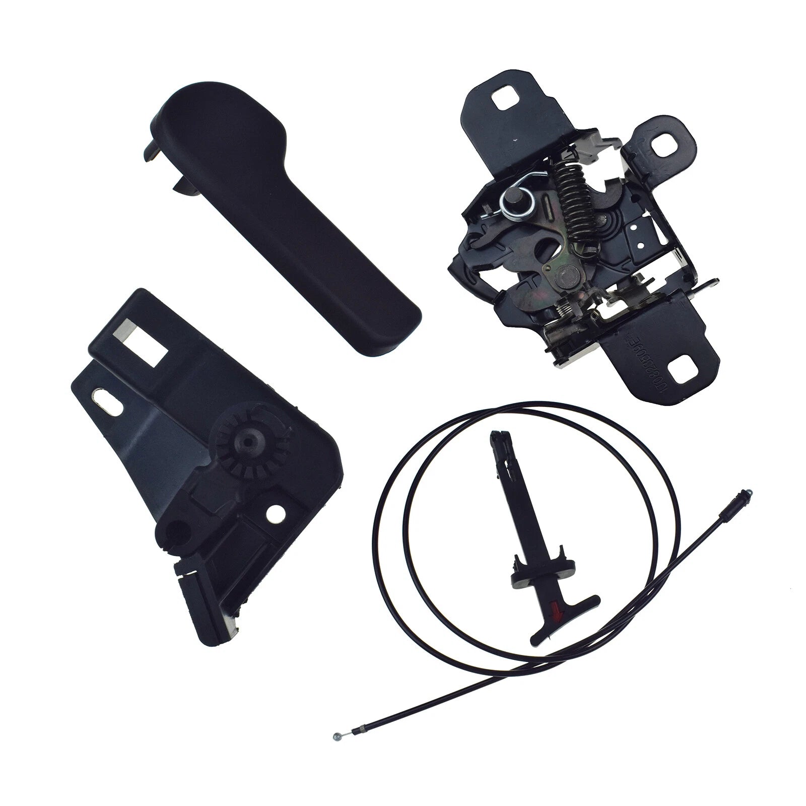Set of 5 For VW Jetta Golf MK4 Bora Hood Latch +Release Handle +Bracket +Cable 6B93BC-57