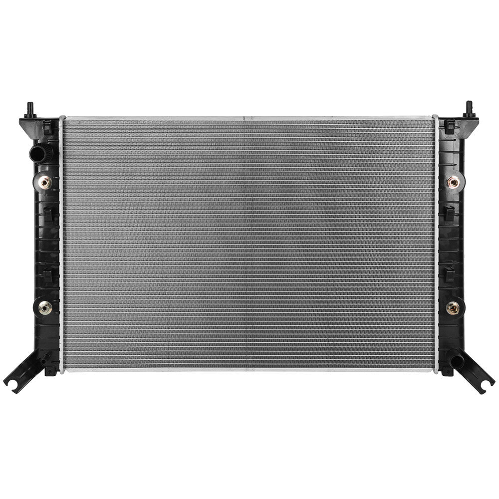 Aluminum Radiator & Condenser Cooling Kit For 2011 2013-2014 GMC Sierra 3500 HD 6B93BC-57