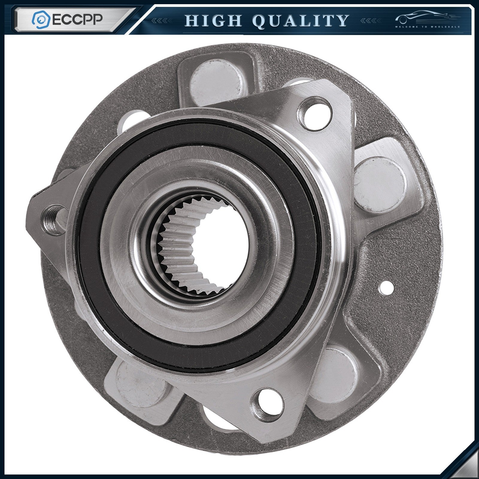 2X CV Axle + 2X Wheel Hub Bearing Front For 2010-2017 GMC Terrain Chevy Equinox 6B93BC-57