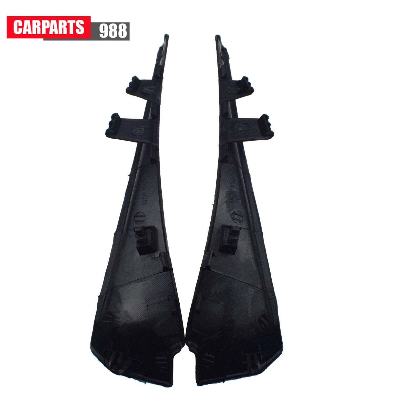 Pair Left Right Front Wiper Side Cowl Extension Cover For 2014-2020 Nissan Rogue 6B93BC-57
