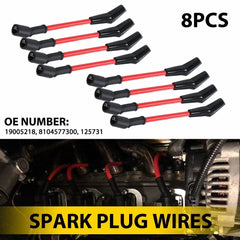 10.5 mm FOR LSx LS1 LS2 LS3 LS6 LS7 High Heat Spark Plug Ignition Wires Set EA 6B93BC-57