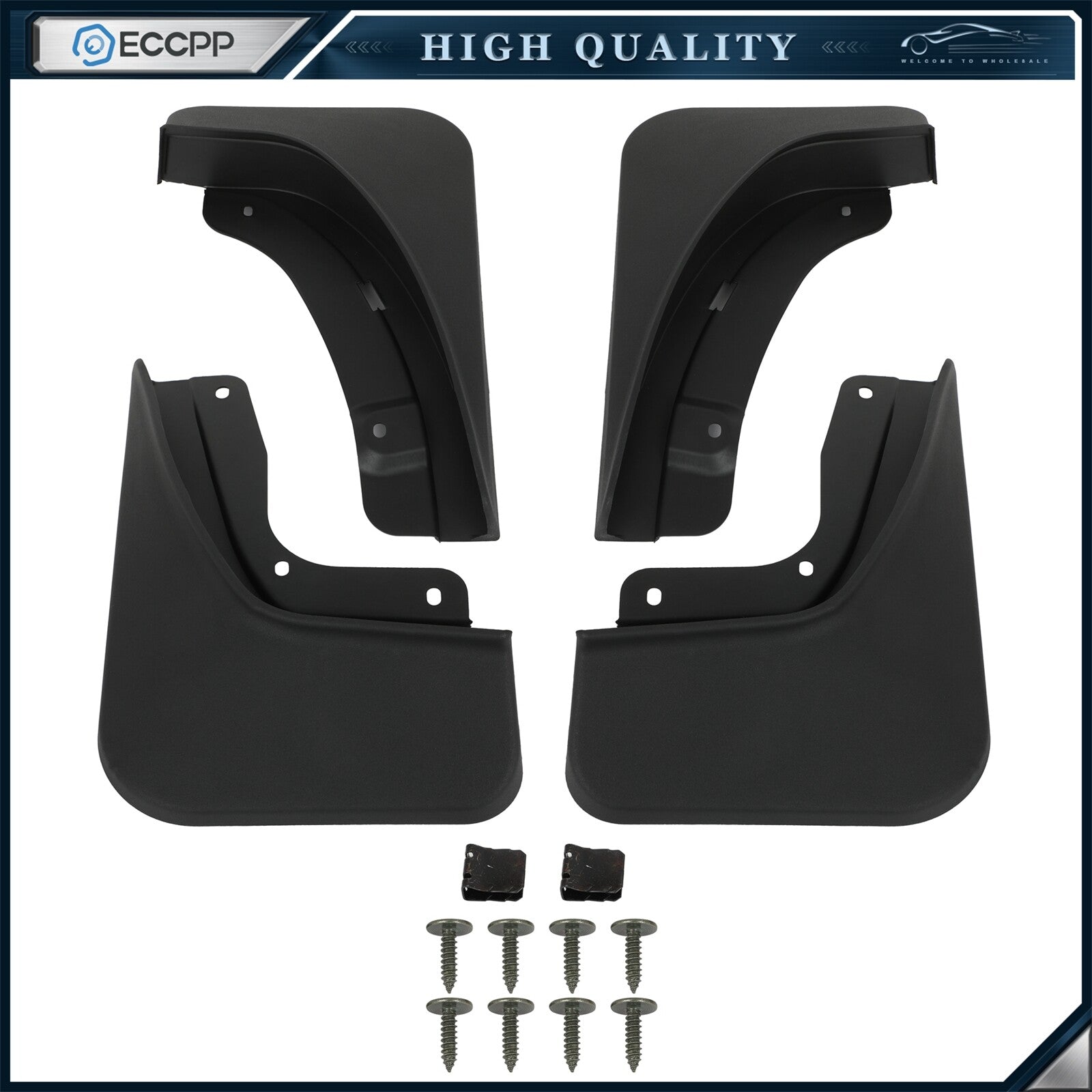 For Jeep Grand Cherokee L 2022-2023 Mud Flaps Fender Splash Mudguard w/ Screws 6B93BC-57