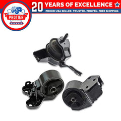 Fits 2004-2009 Kia Spectra / Spectra5 2.0L MANUAL Engine Motor Mount Set 3pcs : 6B93BC-57