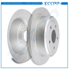 Rear Brake Rotors Disc For Jeep Wrangler 2007 2008 2009 2010 2011 2012 2013-2018 6B93BC-57