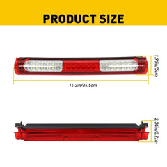 LED THIRD 3RD TAIL BRAKE LIGHT LAMP RED LENS FOR 1997-1999 Ford F-250 EOA 6B93BC-57