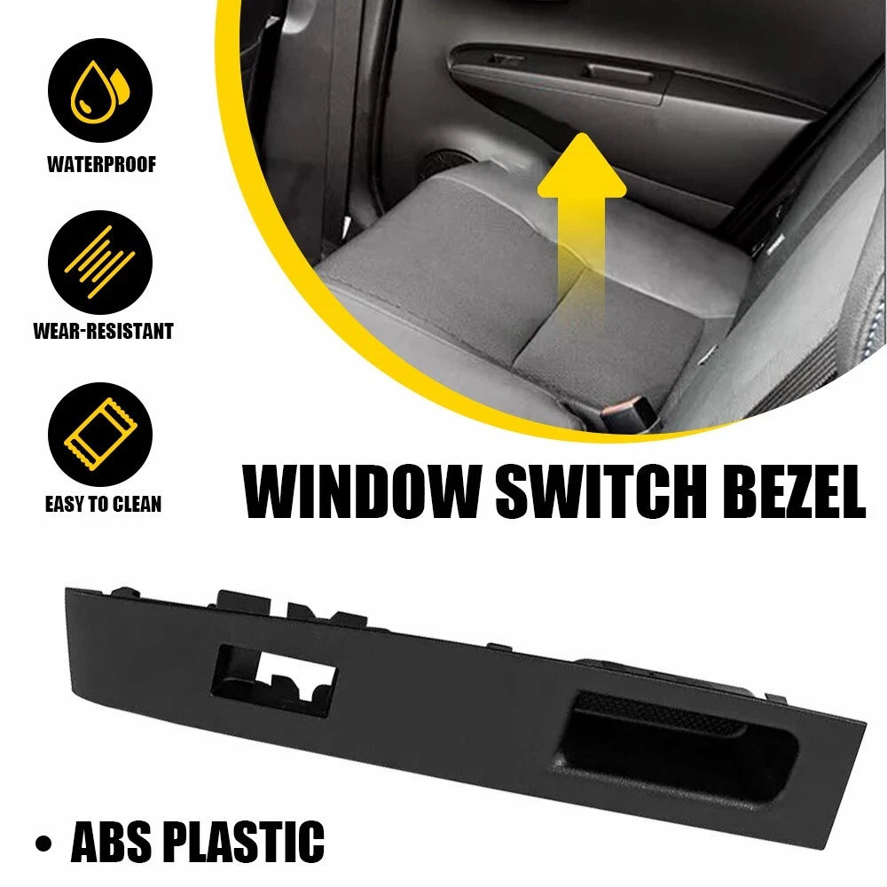For 2012-2014 Toyota Yaris Rear Right Door Window Switch Bezel Trim Panel Cover 6B93BC-57