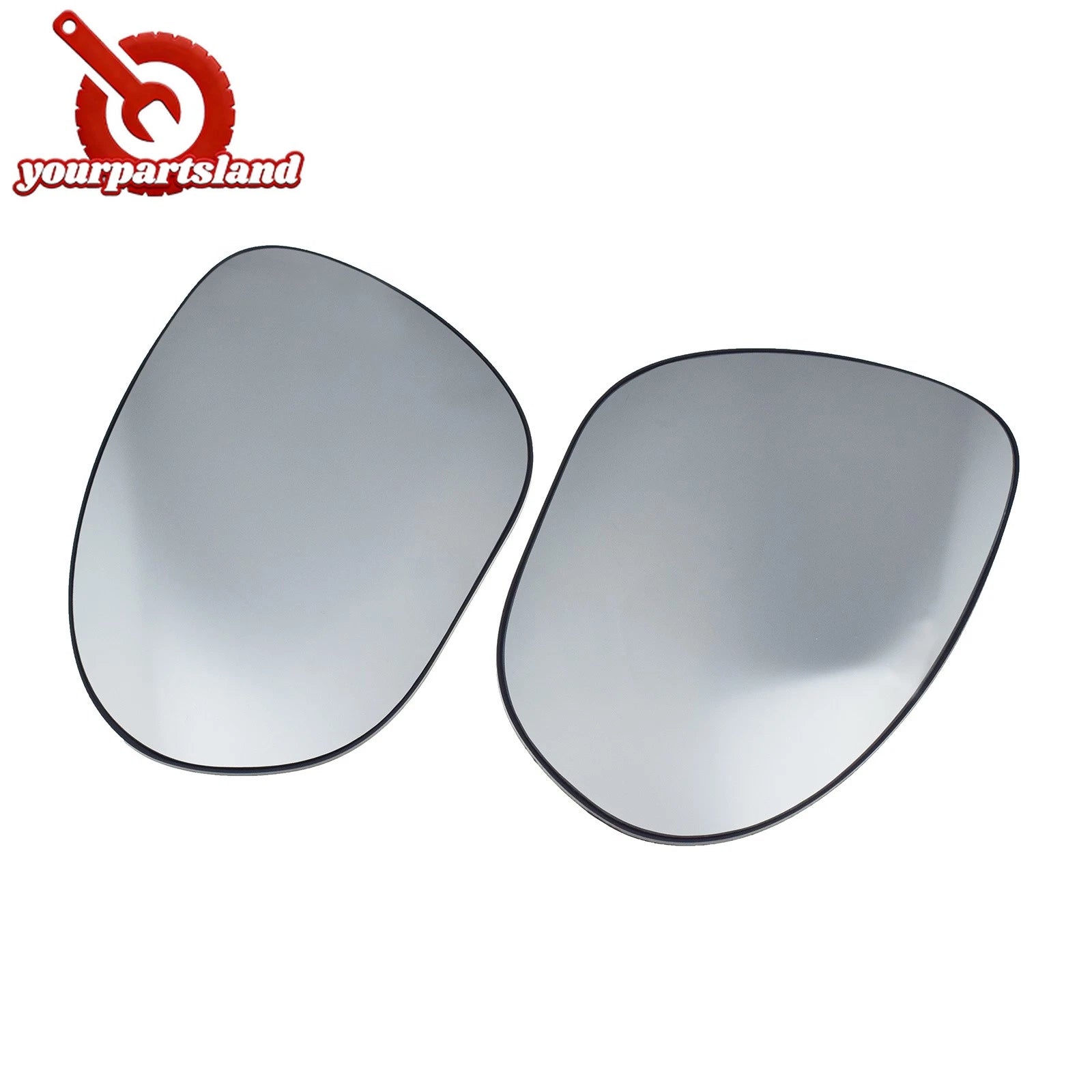 LH RH Mirror Glass Heated w/ Backing 2PCS for 2009-2014 Nissan Cube 963661KA1A 6B93BC-57