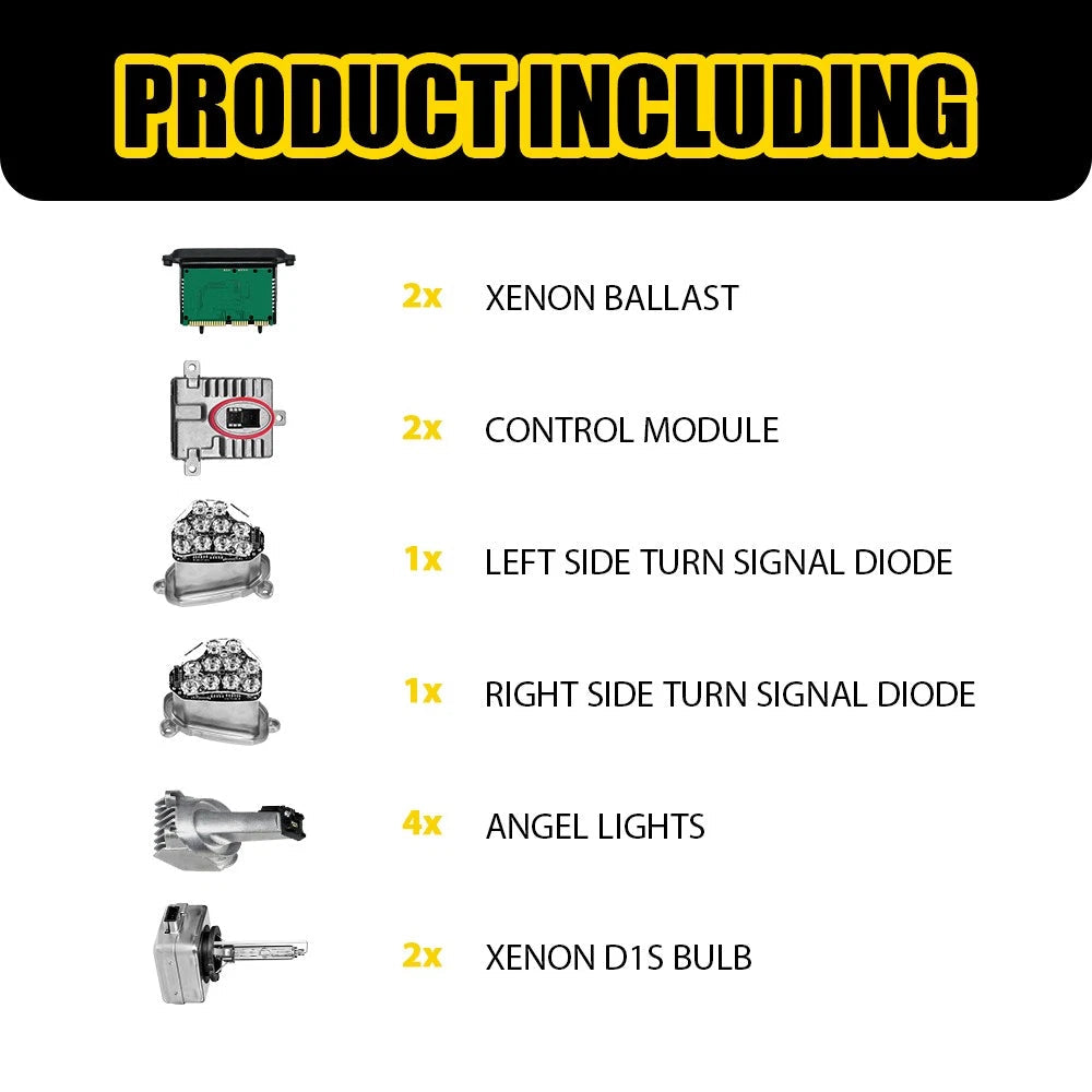 Xenon Ballast Bulb LED Module Diode Kit L+R For BMW 5 Series 528i 535i 2011-13 A 6B93BC-57