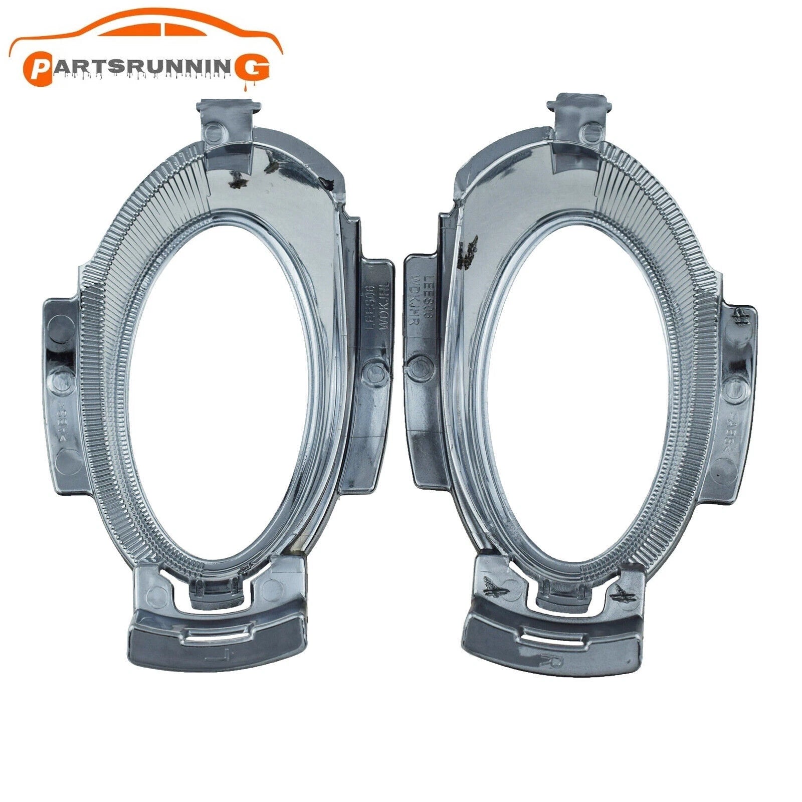 Front Pair Left & Right Fog Light Bezel Lamp Trim For 2007 2008 2009 Lexus ES350 6B93BC-57