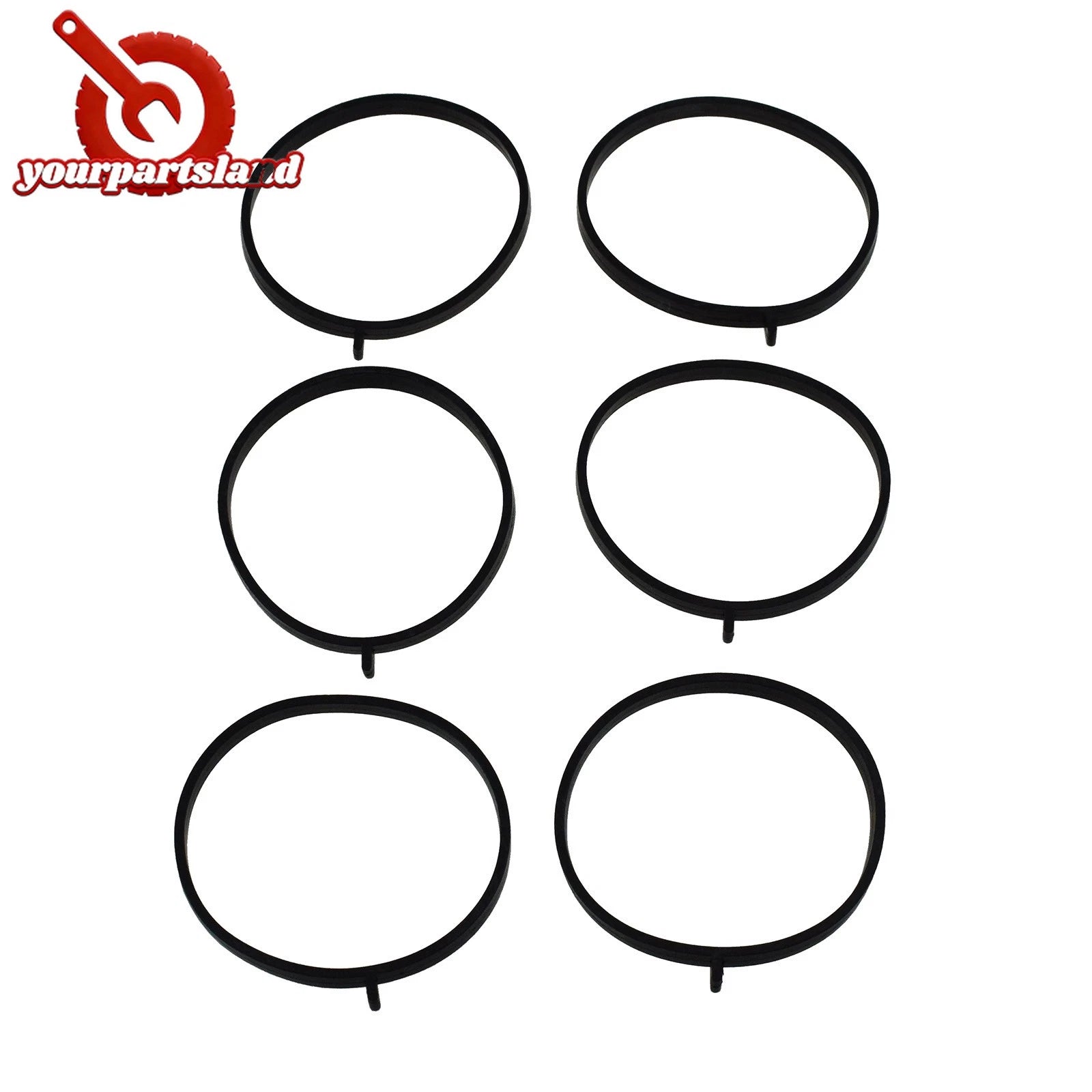 6PC Engine Intake Manifold Gasket For Porsche Cayenne 92A Macan 95B Panamera 970 6B93BC-57