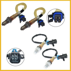 234-4818 234-4819 4PCS Up & Downstream Oxygen O2 Sensor for Cadillac CTS SRX 6B93BC-57