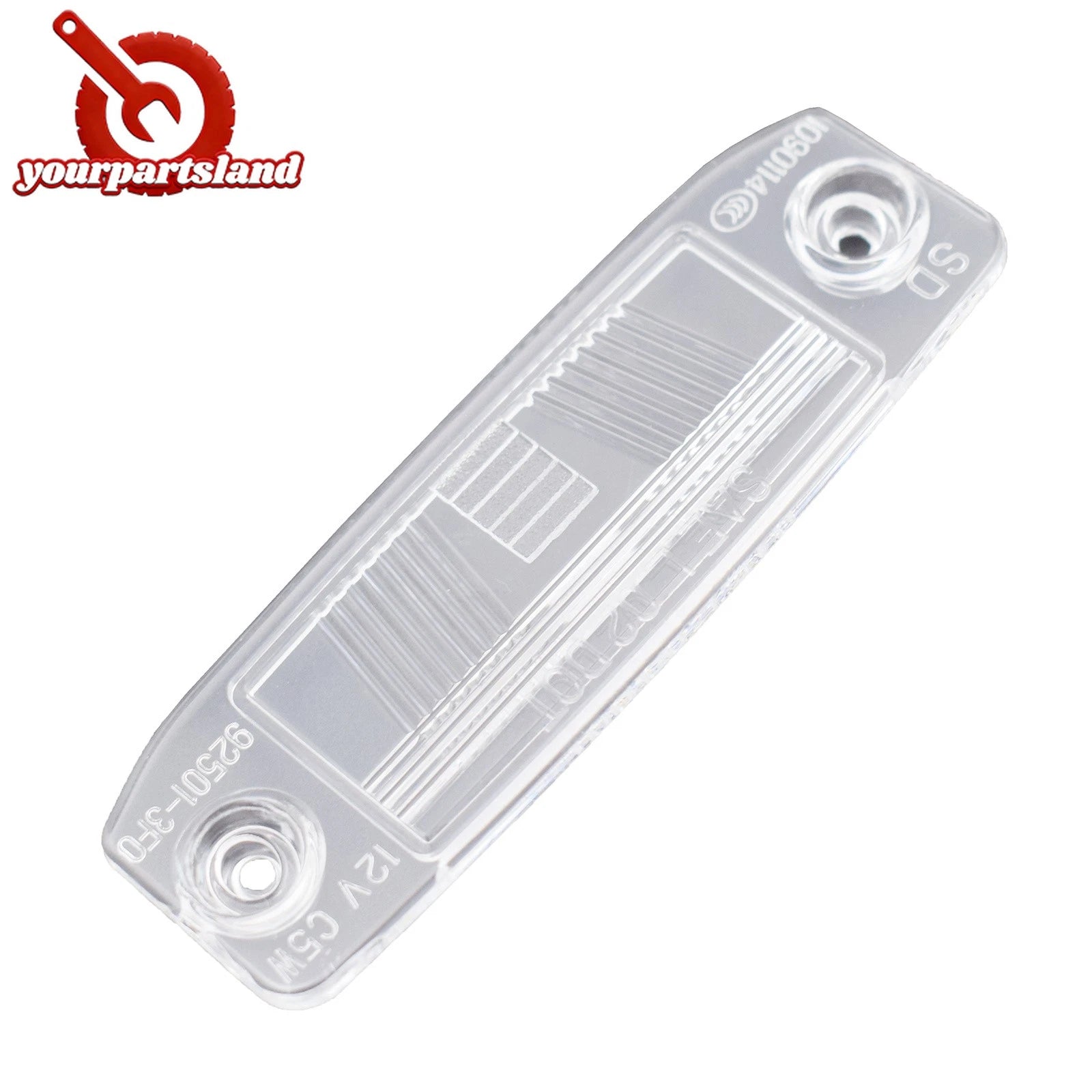 License Plate Light Transparent Cover For Hyundai Kia Elantra Tucson 925103F000 6B93BC-57