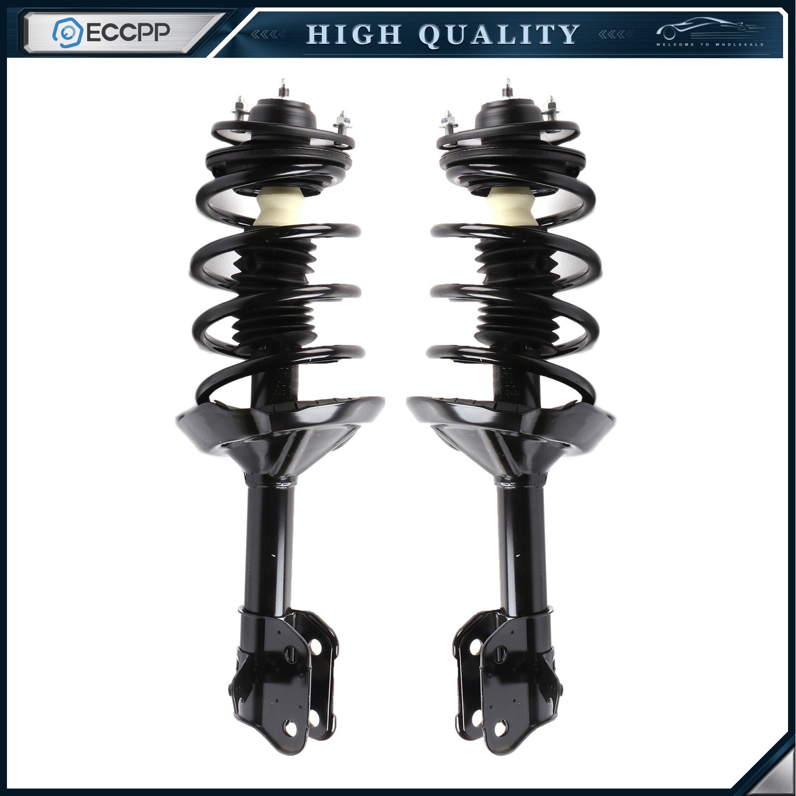 For Honda Odyssey 2005 2006 2007 Front 2x Complete Struts & Coil Spring Assembly 6B93BC-57
