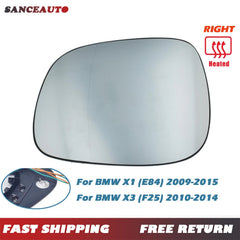 Right Mirror Glass Heated for BMW X3 F25 2010-2014 X1 E84 2009-2015 51162991660 6B93BC-57