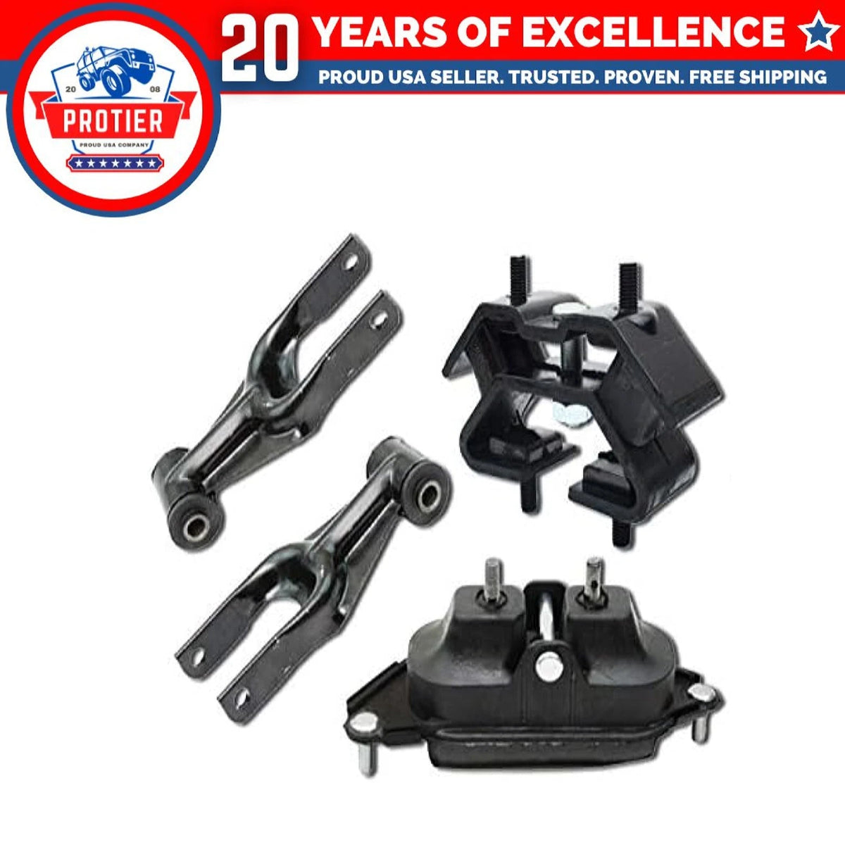 Fits 2006-2011 Chevrolet Impala/Monte Carlo 3.5L 3.9L Motor & Trans Mount 4PCS 6B93BC-57