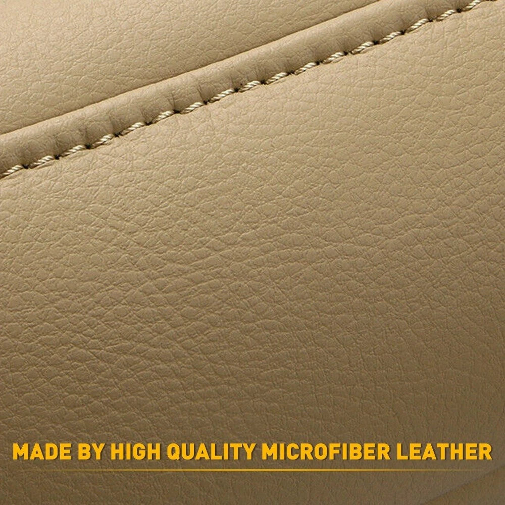 2X For Lexus RX 300 330 350 Beige 2003-09 Leather Seat Armrest Cover Durable EOA 6B93BC-57