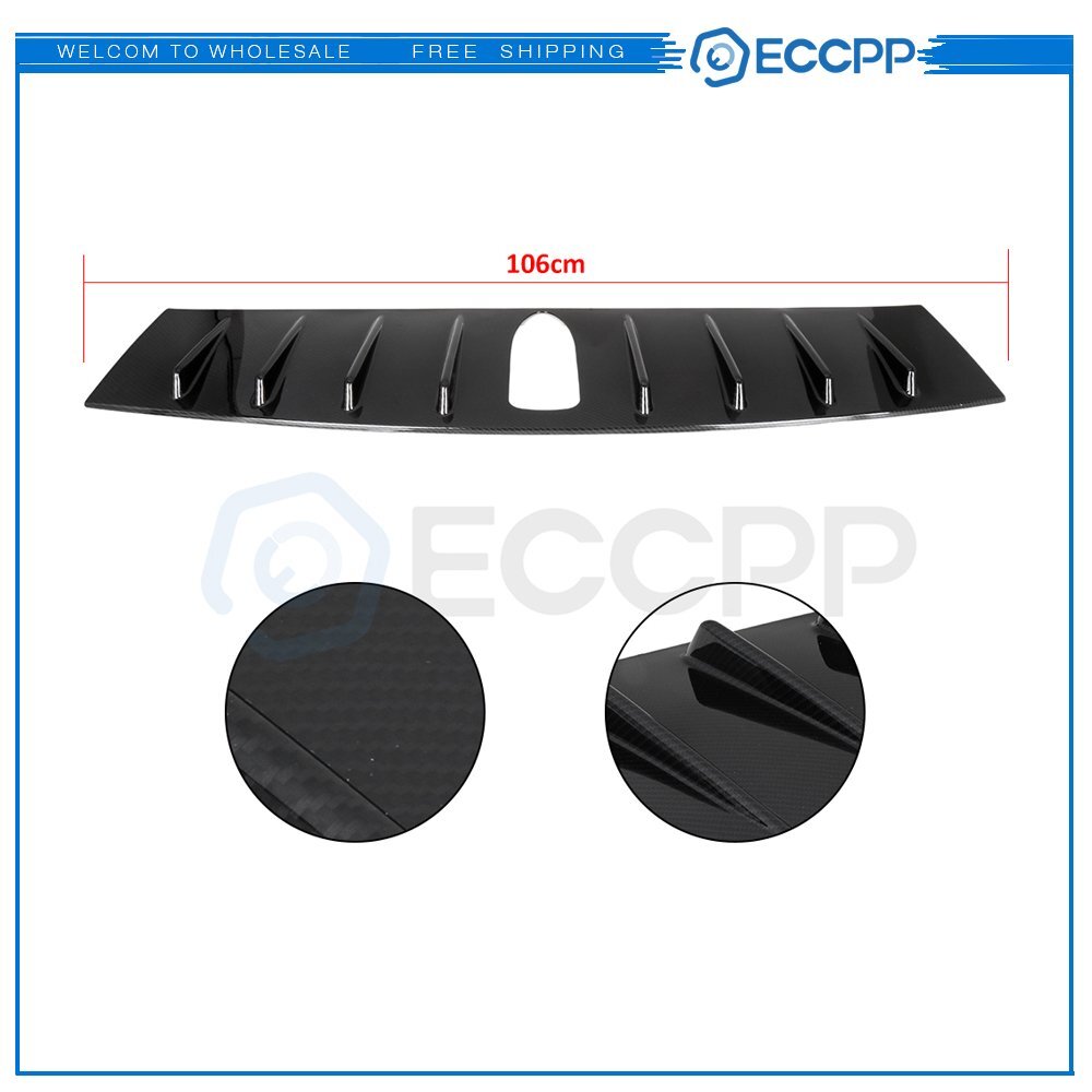 Fit For 14-up Subaru WRX Trunk Rear Roof Vortex Generator Spoiler Wing 6B93BC-57