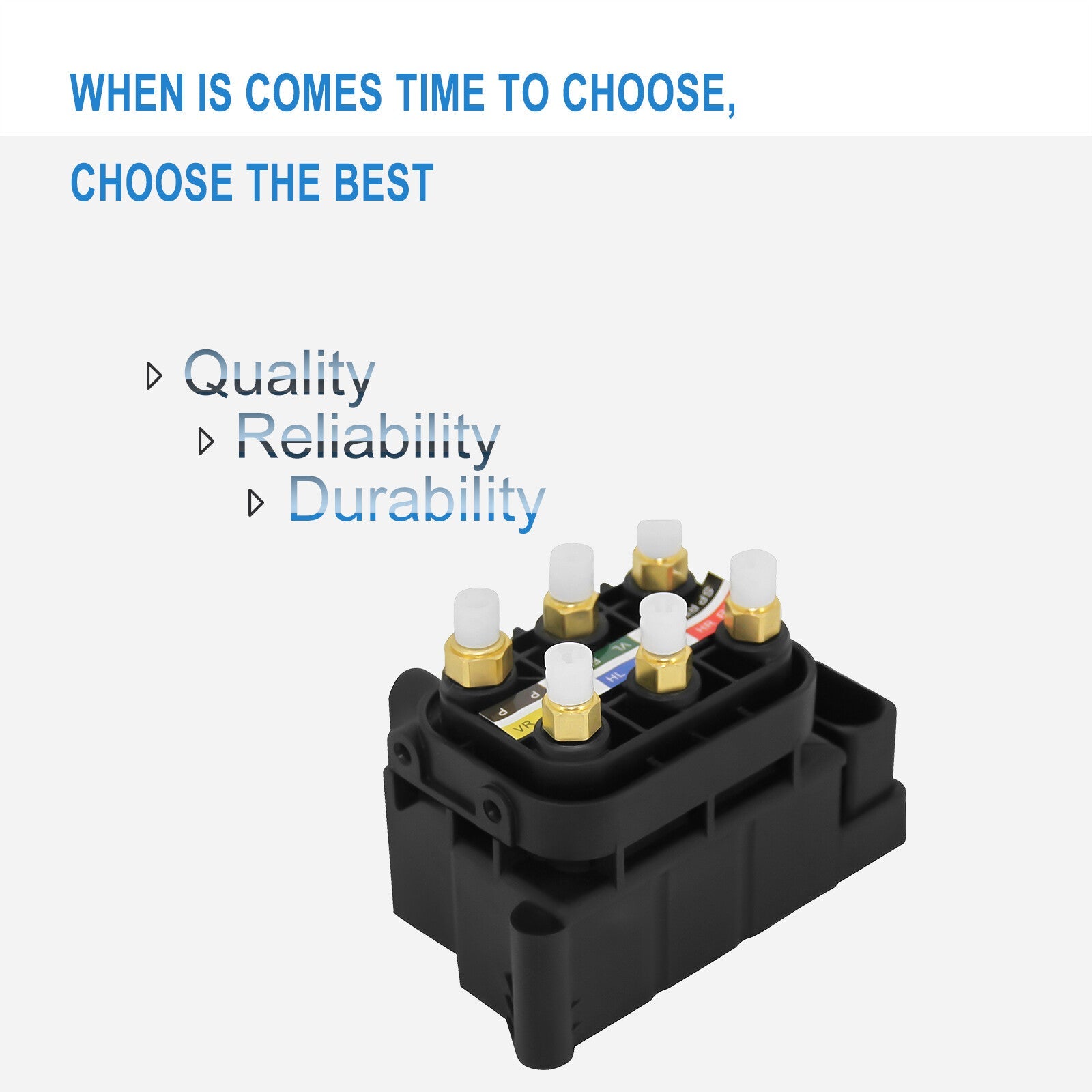 Air Suspension Solenoid Valve Block Fits Mercedes W164 W166 W221 W251 W212 W216 6B93BC-57