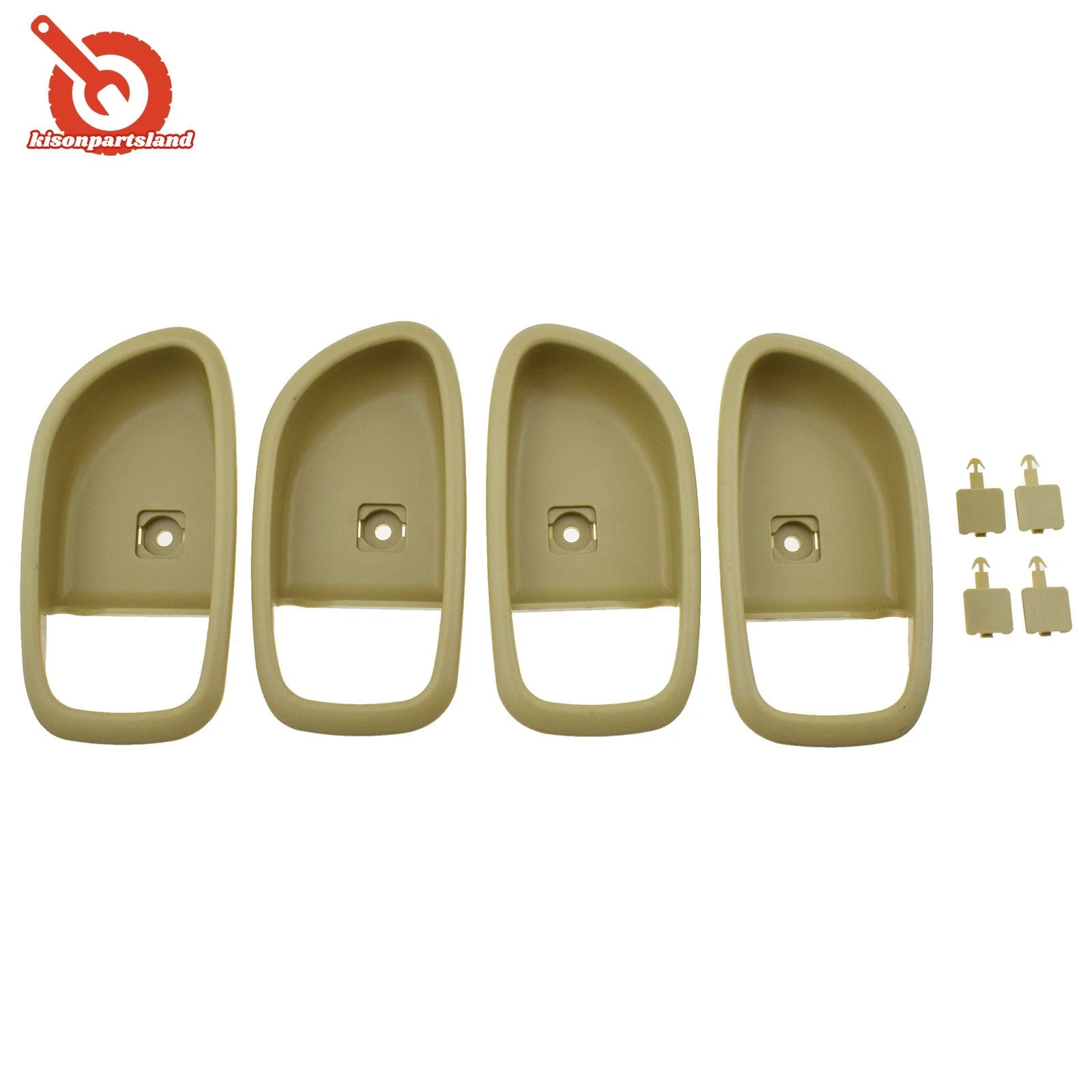 Beige Left Right Interior Inside Door Handle Bezel For 2007-2010 Hyundai Elantra 6B93BC-57