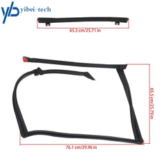 4Pcs T-Top Rubber Roof Weatherstrip Waterproof Kit For Firebird Camaro 1982-1992 6B93BC-57